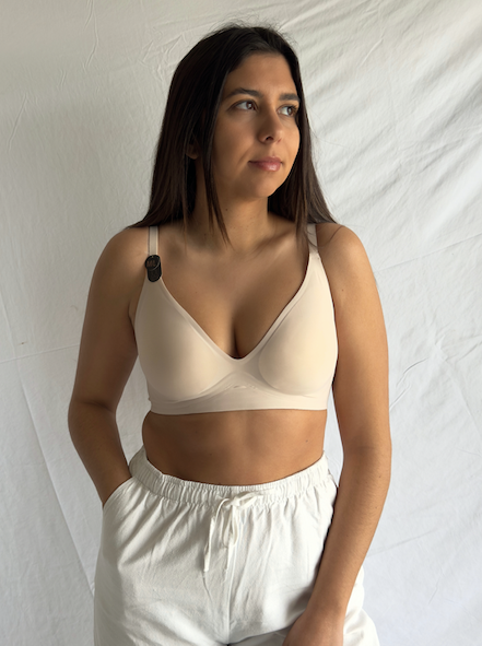 Soutien Naked em Microfibra sem Aro Copa B